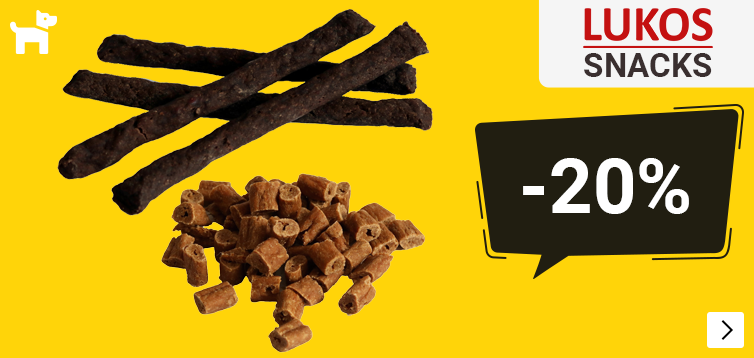 LUKOS snacks 20% korting DOG